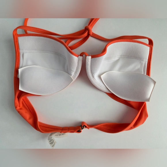 Victoria's Secret VS Push Up Swim Top 34A Orange - Picture 7 of 7